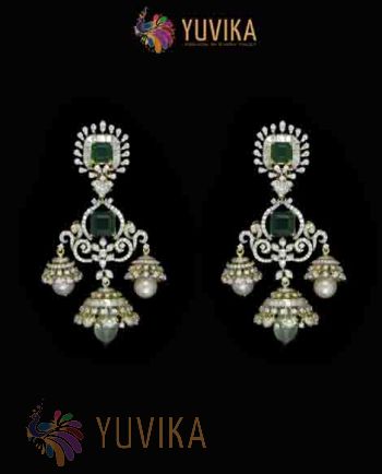 DIAMOND EARRINGS - JHUMKAS