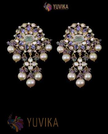 FLAT DIAMOND EARRINGS