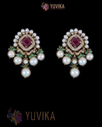 FLAT DIAMOND EARRINGS