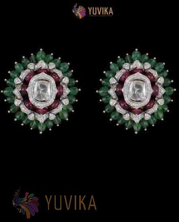 FLAT DIAMOND EARRINGS