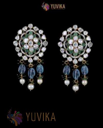 FLAT DIAMOND EARRINGS