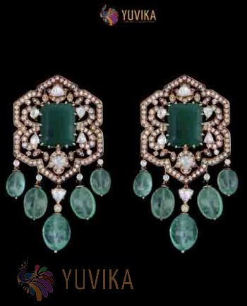 ROSECUT DIAMOND EARRINGS