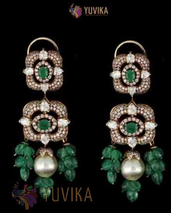 ROSECUT DIAMOND EARRINGS