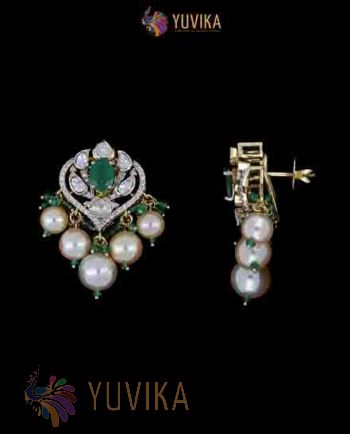 POLKI DIAMOND EARRINGS