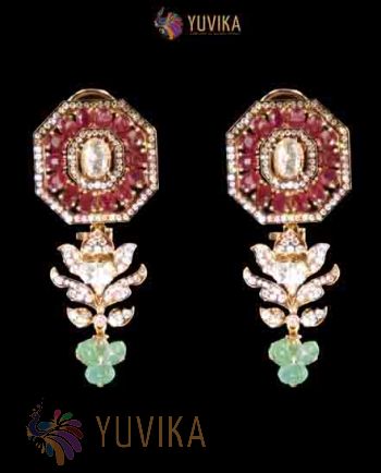 ROSECUT DIAMOND EARRINGS
