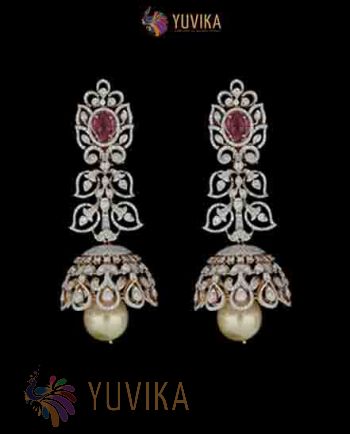 DIAMOND EARRINGS JHUMKA