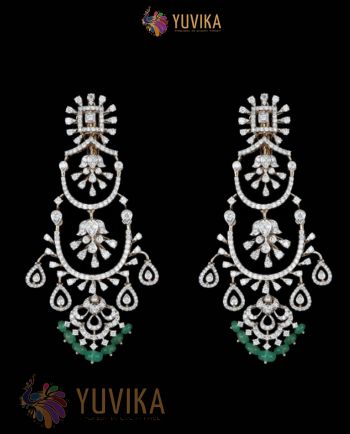 DIAMOND EARRINGS HANGING