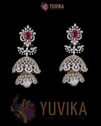 DIAMOND EARRINGS JHUMKA
