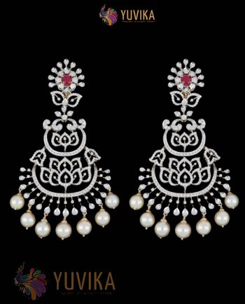 DIAMOND EARRINGS CHANDBALI