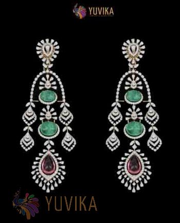 DIAMOND EARRINGS HANGING