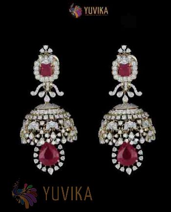 DIAMOND EARRINGS JHUMKA