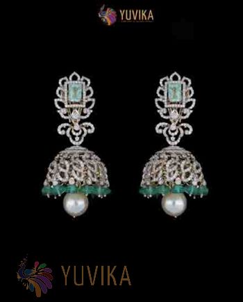 DIAMOND EARRINGS JHUMKA