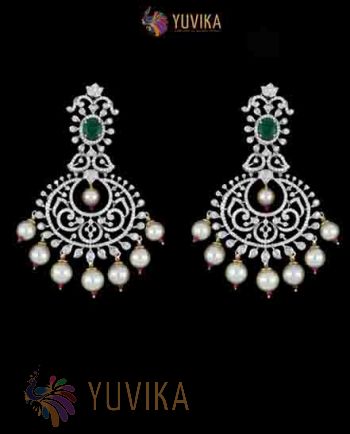 DIAMOND EARRINGS CHANDBALI