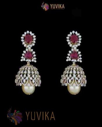 DIAMOND EARRINGS JHUMKA