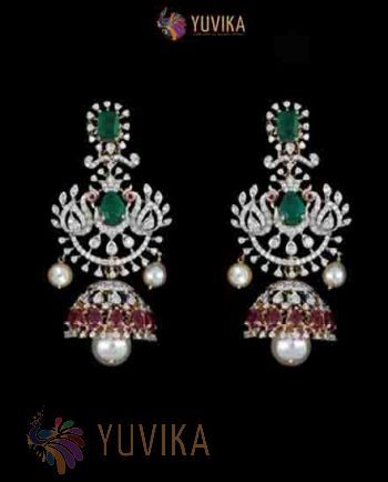 DIAMOND EARRINGS JHUMKA