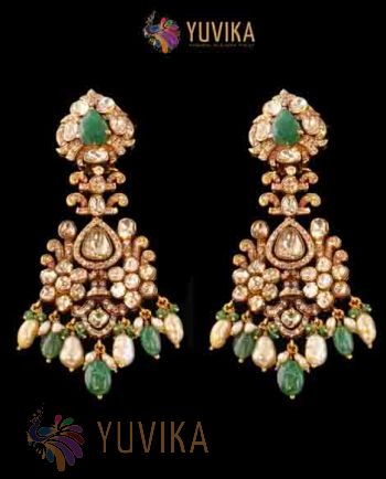 Nakshi Polki Earrings