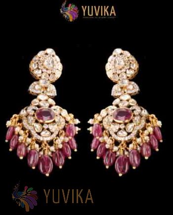 Nakshi Polki Earrings