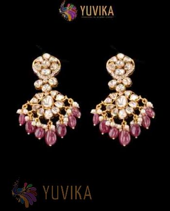 Nakshi Polki Earrings