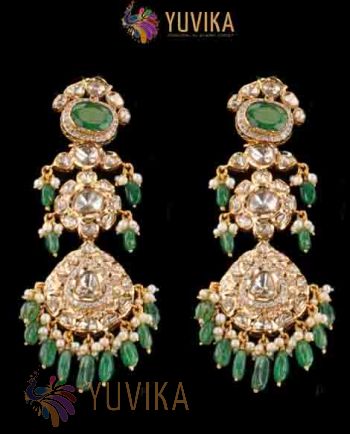 Nakshi Polki Earrings