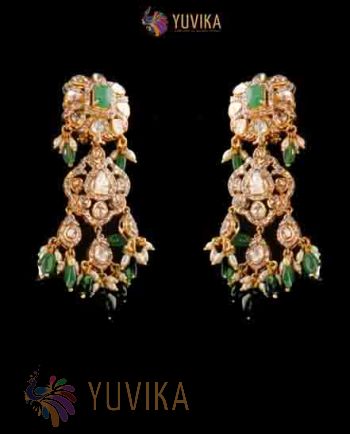 FLAT DIAMOND EARRINGS