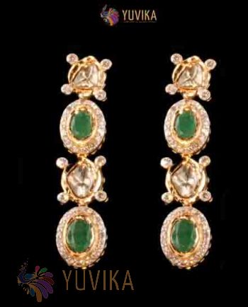 FLAT DIAMOND EARRINGS