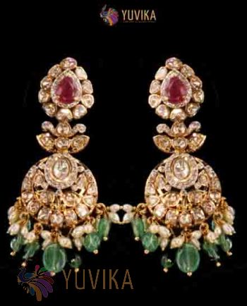 FLAT DIAMOND EARRINGS