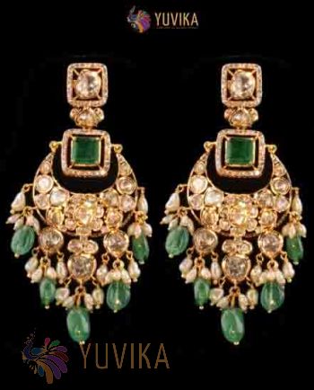 FLAT DIAMOND EARRINGS