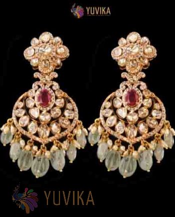 FLAT DIAMOND EARRINGS