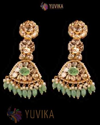 FLAT DIAMOND EARRINGS