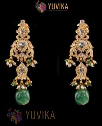 Nakshi Polki Earrings