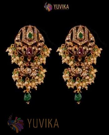 Nakshi Polki Earrings