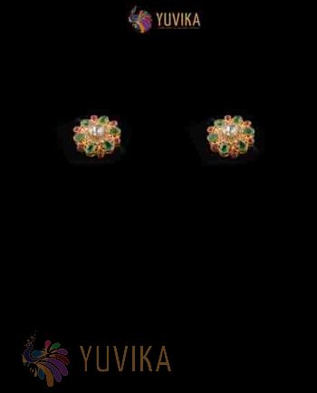 DIAMOND POLKI EARRINGS