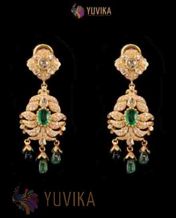 DIAMOND POLKI EARRINGS