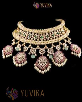 DIAMOND POLKI NECKLACE