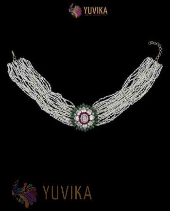 FLAT DIAMOND NECKLACE CHOKER