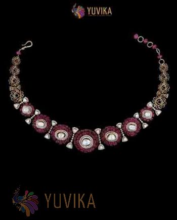 ROSECUT DIAMOND NECKLACE CHOKER