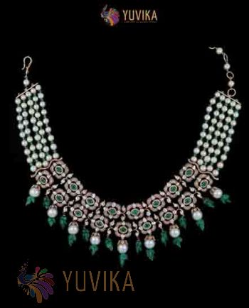 ROSECUT DIAMOND NECKLACE PRINCESS