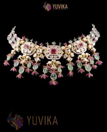 POLKI DIAMOND NECKLACE CHOKER