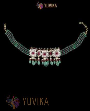 POLKI DIAMOND NECKLACE CHOKER