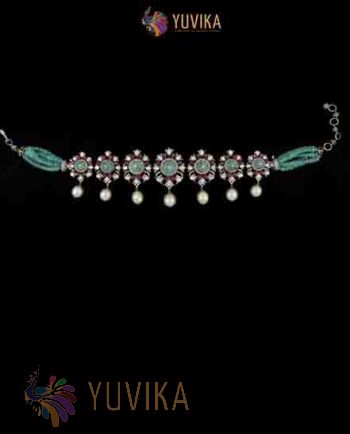 ROSECUT DIAMOND NECKLACE CHOKER