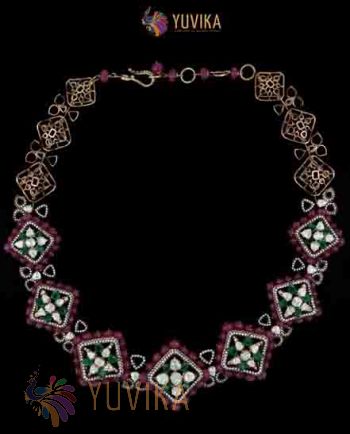 ROSECUT DIAMOND NECKLACE PRINCESS