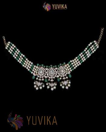 POLKI DIAMOND NECKLACE CHOKER