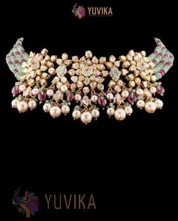 POLKI DIAMOND NECKLACE