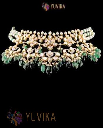 POLKI DIAMOND NECKLACE