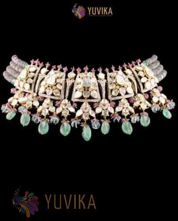 POLKI DIAMOND NECKLACE