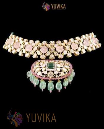 POLKI DIAMOND NECKLACE