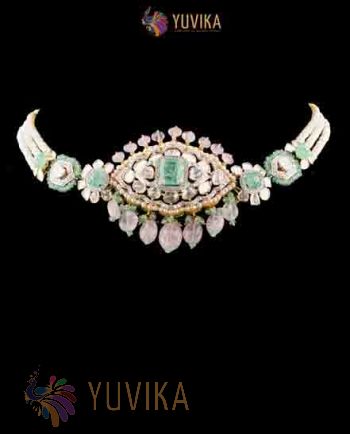 POLKI DIAMOND NECKLACE