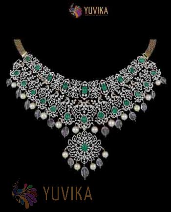 DIAMOND NECKLACE - DETACHABLE CHOKER -PRINCESS