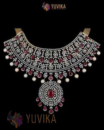 DIAMOND NECKLACE DETACHABLE PRINCESS