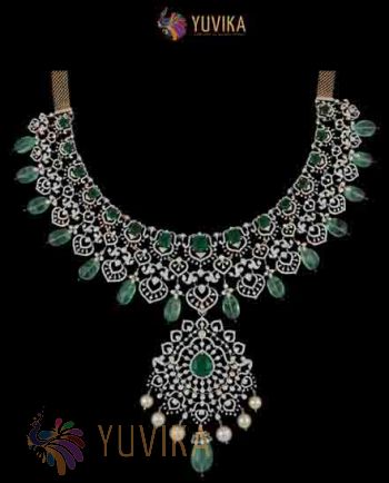 DIAMOND NECKLACE - DETACHABLE PRINCESS, PENDANT